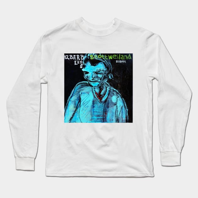 Scott Weiland - 12 Bar Blues Long Sleeve T-Shirt by ElSantosWorld